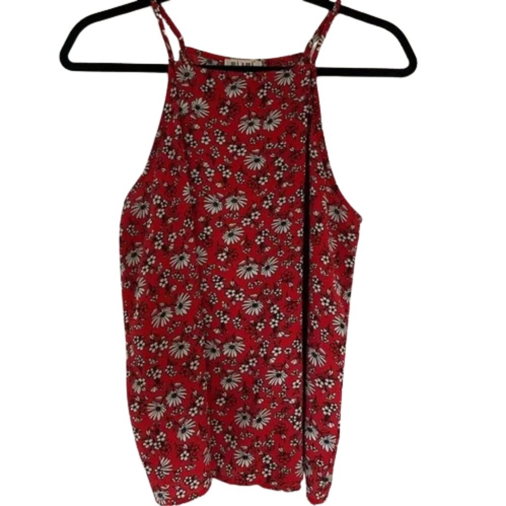 🌺 Floral Red Tanktop